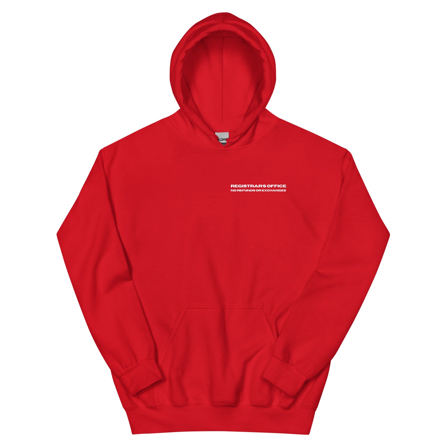 'Paid in Full' Hoodie in Red & White