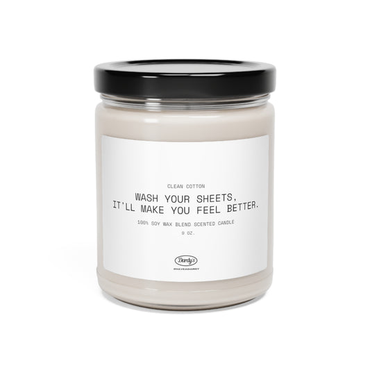 ‘Wash Your Sheets’ 9 oz. Scented Soy Candle