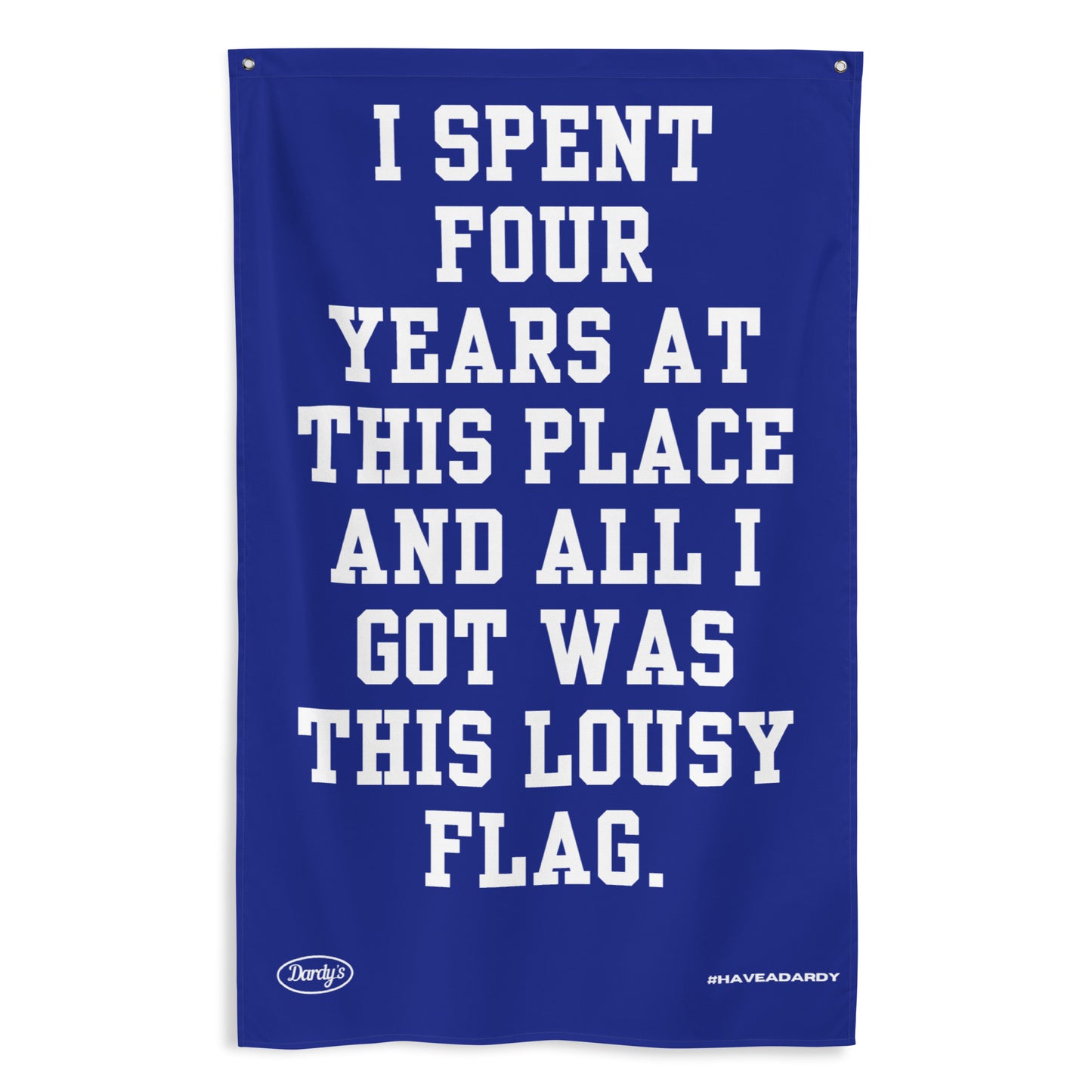 'Lousy' Flag in Navy & White
